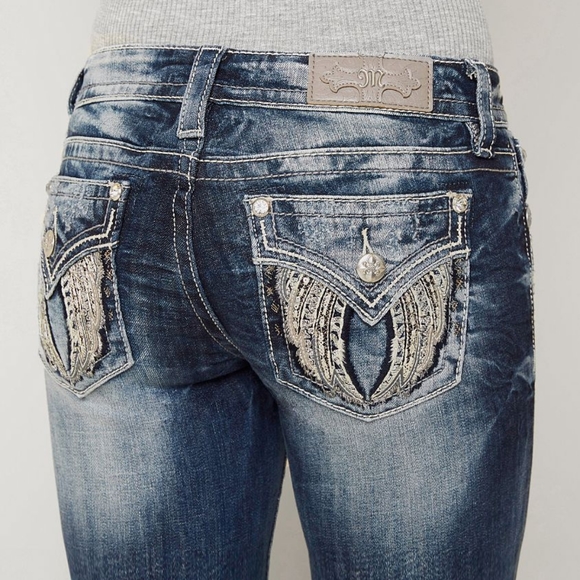 Miss Me Denim - Miss Me signature boot stretch jeans